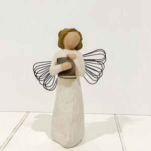 Willow Tree Vintage Angel of Learning Pew owned